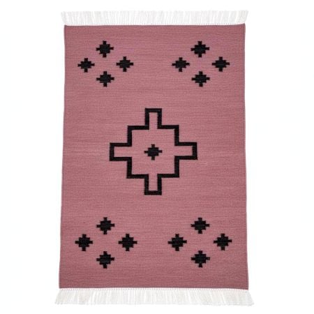 Handmade Multicolor Wool Dhurrie Vintage For Home